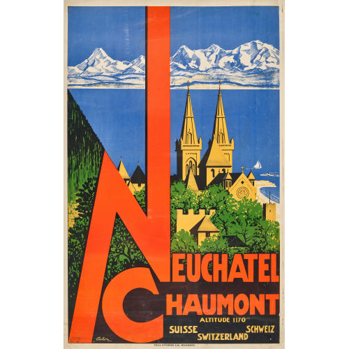 �RIC DE COULON : 'Neuch�tel Chaumont Suisse' (DOBIASCHOFSKY AUKTIONEN AG)
