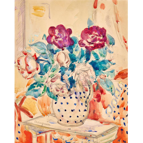 HENRI CHARLES MANGUIN : Fleurs (DOBIASCHOFSKY AUKTIONEN AG)