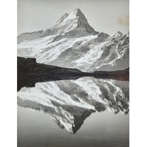 ERNST HENRI SCHUDEL : 'Bachalpsee mit Schreckhorn' (DOBIASCHOFSKY AUKTIONEN AG)