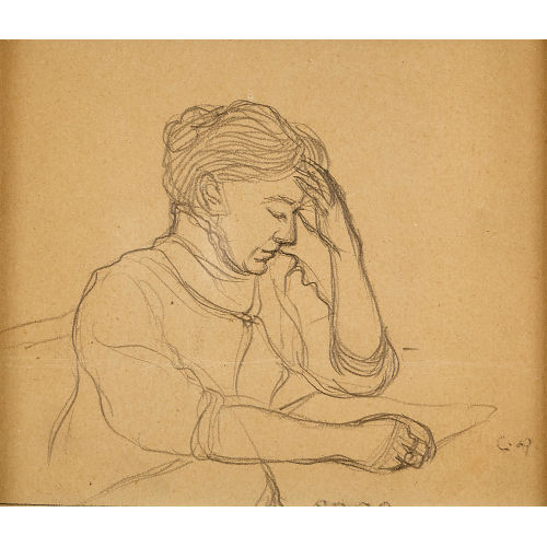 CUNO AMIET : Frau bei der Lekt�re (DOBIASCHOFSKY AUKTIONEN AG)