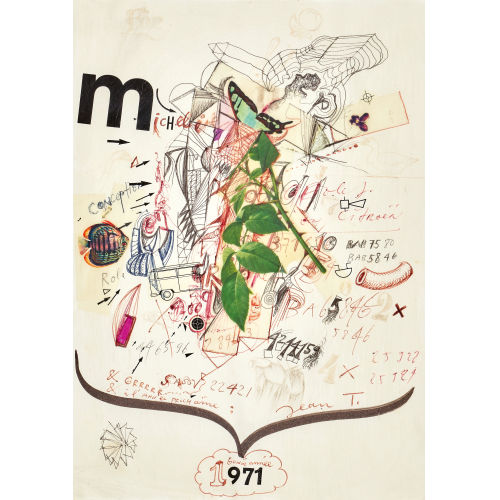 JEAN TINGUELY : 'Micheline, bonne ann�e 1971' (DOBIASCHOFSKY AUKTIONEN AG)