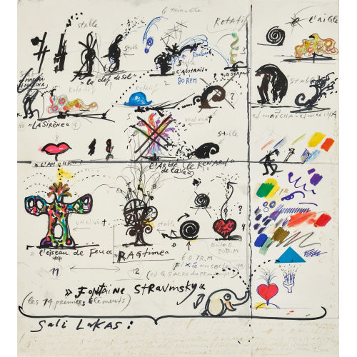 JEAN TINGUELY : 'Fontaine Igor Strawinsky' (DOBIASCHOFSKY AUKTIONEN AG)