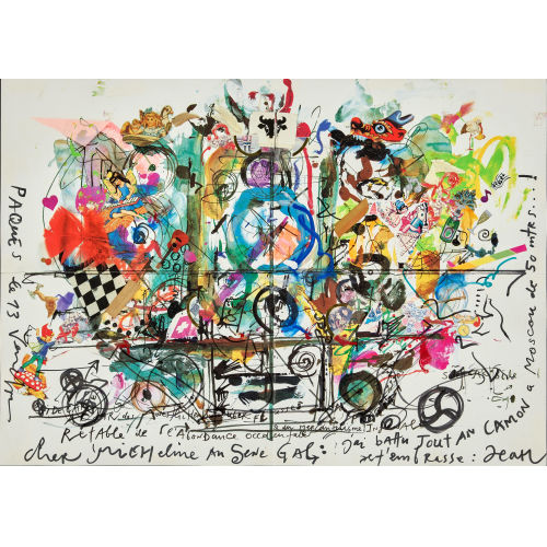 JEAN TINGUELY : 'Retable' (DOBIASCHOFSKY AUKTIONEN AG)