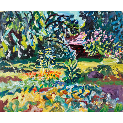 ADOLF WEBER : Gartenpartie mit Haus (DOBIASCHOFSKY AUKTIONEN AG)
