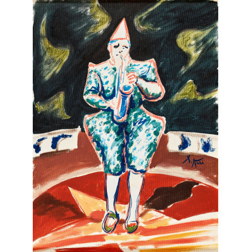 20. JH. ITALIEN : 'Clown bianco' (DOBIASCHOFSKY AUKTIONEN AG)