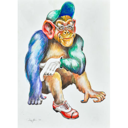 ROLF KNIE : Der Affe (DOBIASCHOFSKY AUKTIONEN AG)