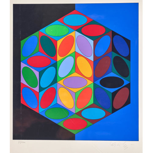 VICTOR VASARELY : Ohne Titel (DOBIASCHOFSKY AUKTIONEN AG)