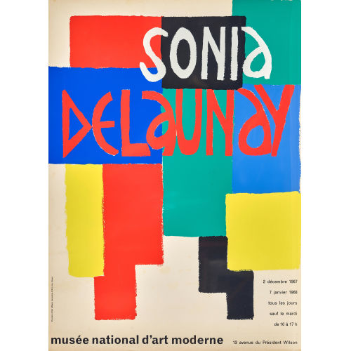 SONIA DELAUNAY : 'Mus�e Nationale Art Moderne 1967-1968' (DOBIASCHOFSKY AUKTIONEN AG)