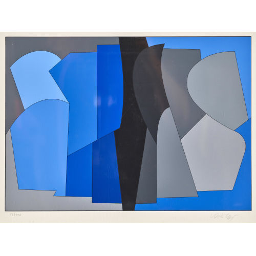 VICTOR VASARELY : 'Siris Kek' (DOBIASCHOFSKY AUKTIONEN AG)
