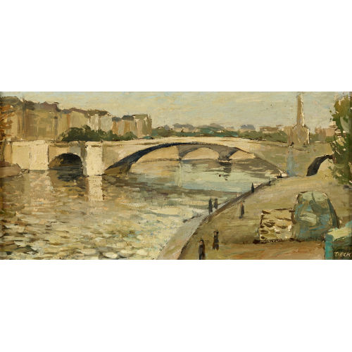 LEO DECK : Br�cke in Paris (DOBIASCHOFSKY AUKTIONEN AG)