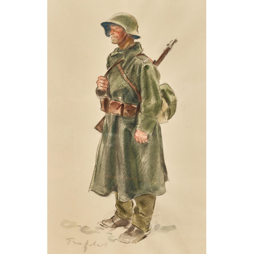 FRIEDRICH TRAFFELET : Der Infanterist (DOBIASCHOFSKY AUKTIONEN AG)
