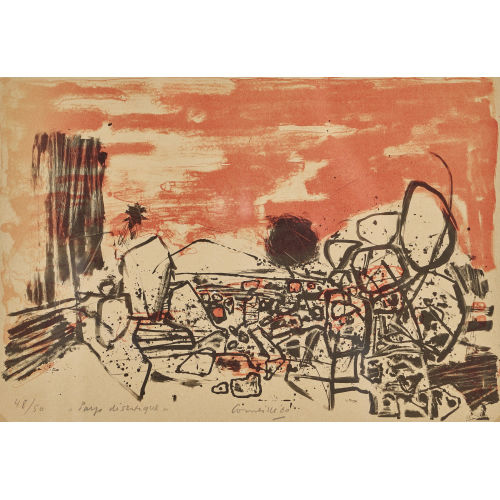 GUILLAUME CORNELIS VAN) CORNEILLE (EIGTL. BEVERLOO : 'Pays d�sertique' (DOBIASCHOFSKY AUKTIONEN AG)