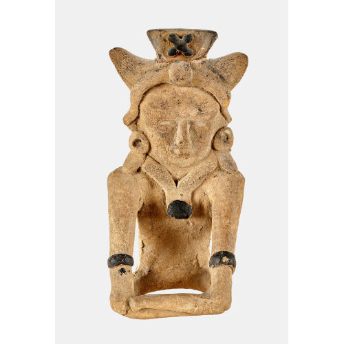 FIGUR : Prkolumbisch, Mexiko, Veracruz, 6.-9. Jh. n. Chr. (Remojadas Kultur).<br>
(DOBIASCHOFSKY AUKTIONEN AG)