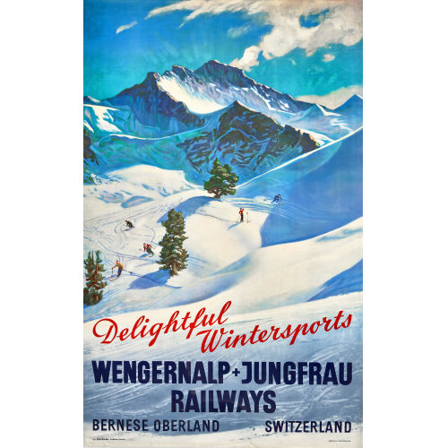 ANONYM : 'Delightful Wintersports Wengernalp + Jungfrau Railways' (DOBIASCHOFSKY AUKTIONEN AG)