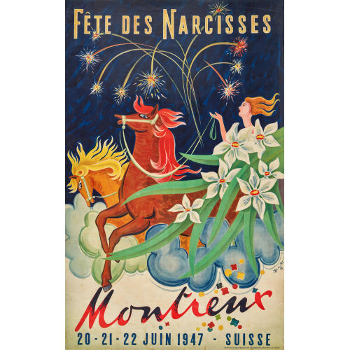 MEULET : 'F�te des narcisses Montreux' (DOBIASCHOFSKY AUKTIONEN AG)