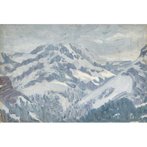 ERNST SAMUEL GEIGER : 'Alpenlandschaft' (DOBIASCHOFSKY AUKTIONEN AG)