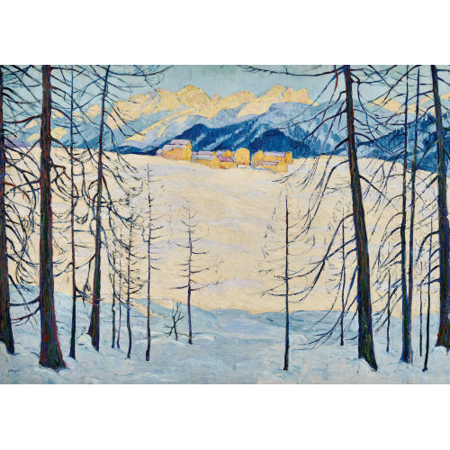 ERNST SAMUEL GEIGER : Winter im Engadin (DOBIASCHOFSKY AUKTIONEN AG)