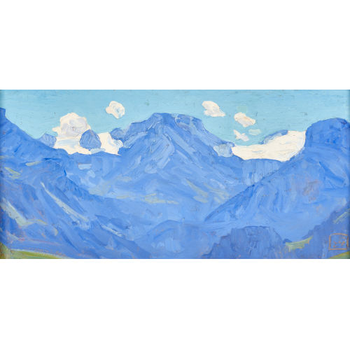 ERNST SAMUEL GEIGER : Sommerliche Berglandschaft (DOBIASCHOFSKY AUKTIONEN AG)
