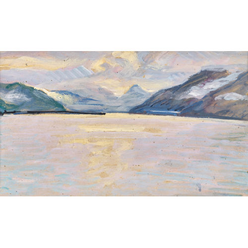 ERNST SAMUEL GEIGER : 'Am Langensee' (DOBIASCHOFSKY AUKTIONEN AG)