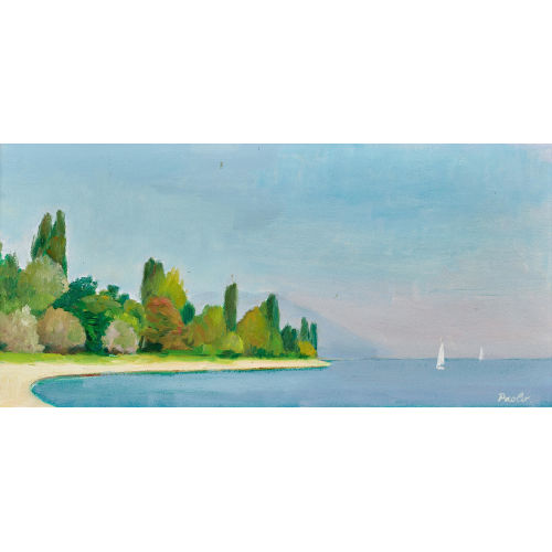 PAUL JAKOB) PAOLO (EIGTL. M�LLER : 'Genfer See' (DOBIASCHOFSKY AUKTIONEN AG)
