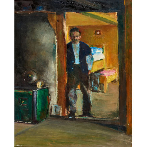PAUL JAKOB) PAOLO (EIGTL. M�LLER : Bauer unter der Stubent�r (DOBIASCHOFSKY AUKTIONEN AG)