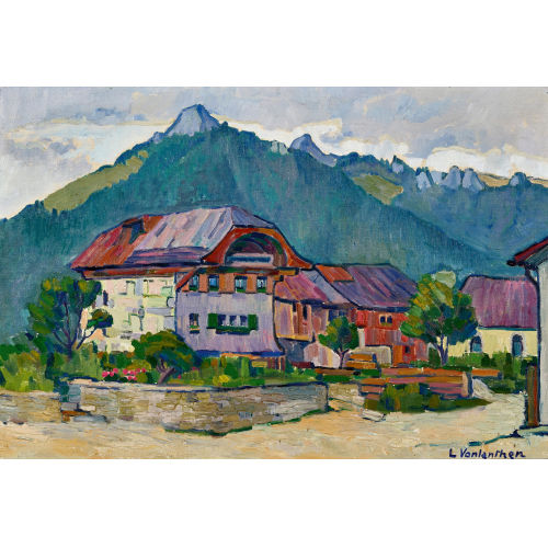 LOUIS JOSEPH VONLANTHEN : Village d'Epagny (DOBIASCHOFSKY AUKTIONEN AG)