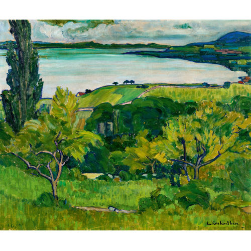 LOUIS JOSEPH VONLANTHEN : Am Bielersee (DOBIASCHOFSKY AUKTIONEN AG)
