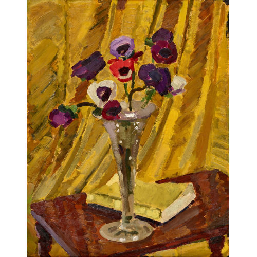 ERNEST HIRAM BR�LHART : Nature morte aux an�mones (DOBIASCHOFSKY AUKTIONEN AG)