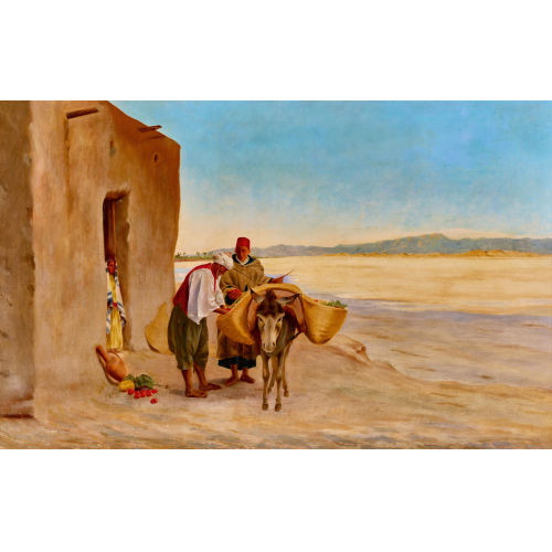 EUG�NE FROMENTIN : Orientalische Szene (DOBIASCHOFSKY AUKTIONEN AG)