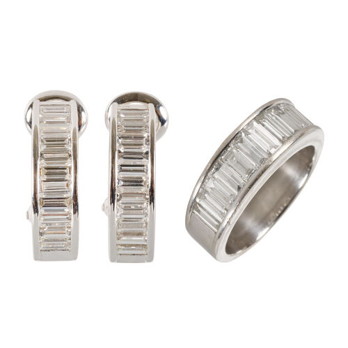 DIAMANT-SET : (DOBIASCHOFSKY AUKTIONEN AG)