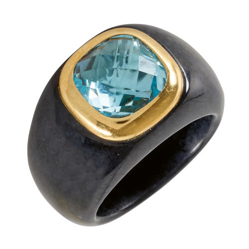 TOPAS-JADE-RING : (DOBIASCHOFSKY AUKTIONEN AG)