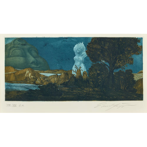 ERNST FUCHS : 'Sphinx' (DOBIASCHOFSKY AUKTIONEN AG)
