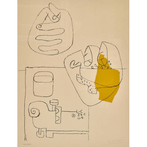 CHARLES-�DOUARD) LE CORBUSIER (EIGTL. JEANNERET : 'Mains crois�es' (DOBIASCHOFSKY AUKTIONEN AG)