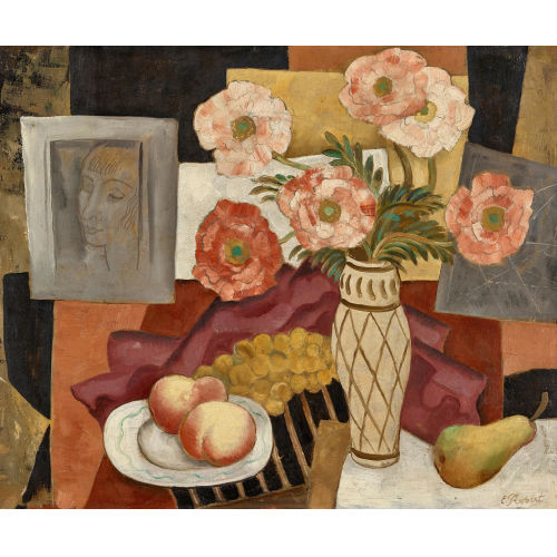 PAUL TH�OPHILE ROBERT : 'Composition aux an�mones' (DOBIASCHOFSKY AUKTIONEN AG)
