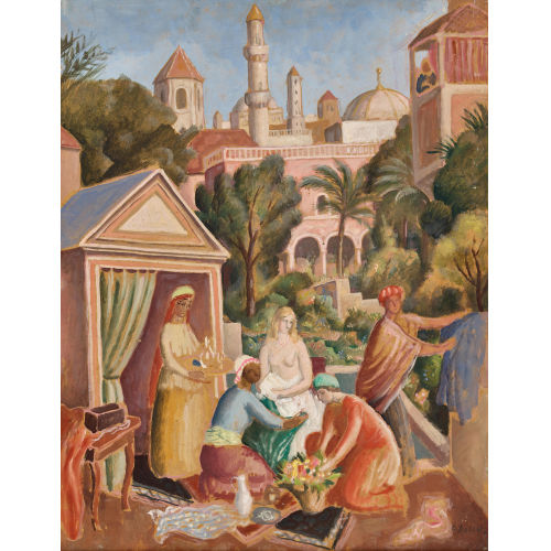 PAUL TH�OPHILE ROBERT : Orientalische Szene (DOBIASCHOFSKY AUKTIONEN AG)