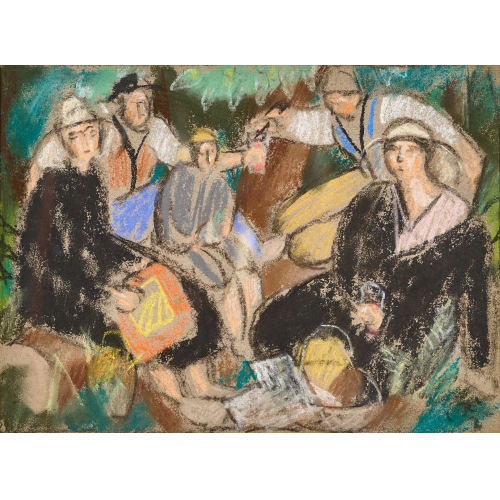PAUL TH�OPHILE ROBERT : Le pique-nique (DOBIASCHOFSKY AUKTIONEN AG)