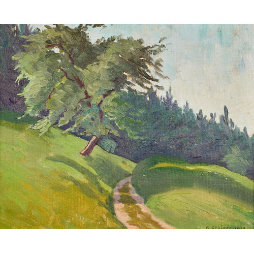 EMIL STEIGER : Weg am Waldrand (DOBIASCHOFSKY AUKTIONEN AG)