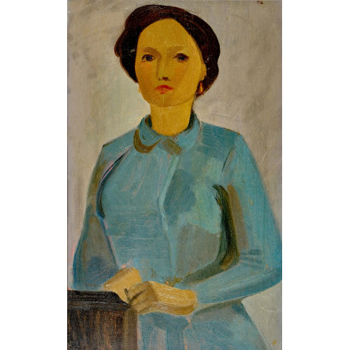 ALBERT CHAVAZ : 'Jeune fille bleue' (DOBIASCHOFSKY AUKTIONEN AG)