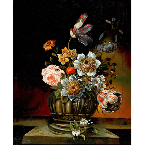 19./20. JH. FRANKREICH : Blumenarrangement in Kupfergef�ss (DOBIASCHOFSKY AUKTIONEN AG)
