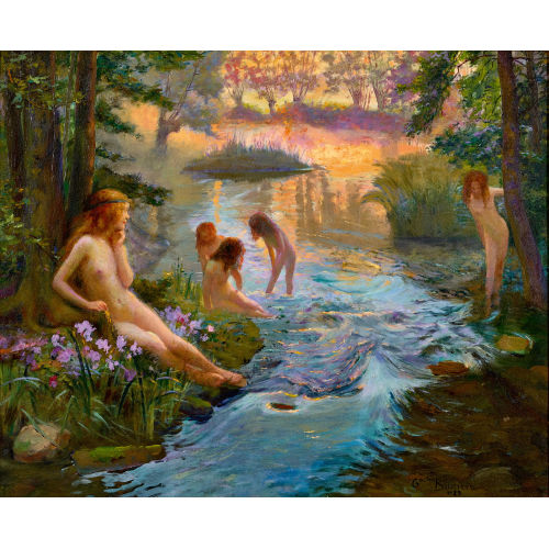 GASTON BUSSI�RE : Les baigneuses (DOBIASCHOFSKY AUKTIONEN AG)