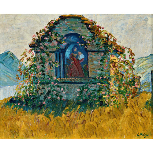 ERNST SAMUEL GEIGER : Bildstock am See (DOBIASCHOFSKY AUKTIONEN AG)