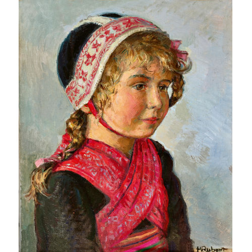 HENRI MARCEL ROBERT : Petite fille d'Evol�ne (DOBIASCHOFSKY AUKTIONEN AG)