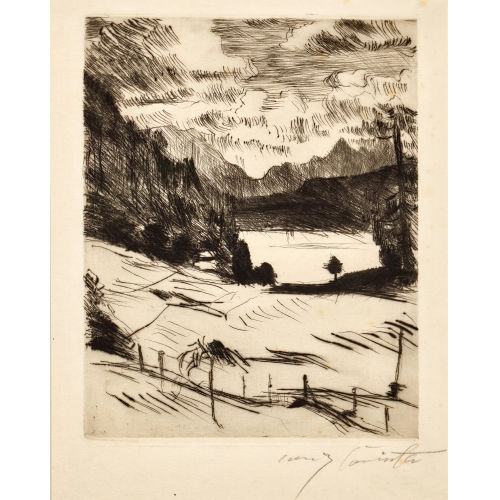 LOVIS CORINTH : 'Der Walchensee' (DOBIASCHOFSKY AUKTIONEN AG)