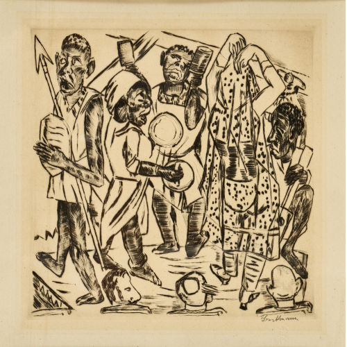 MAX BECKMANN : 'Niggertanz' (DOBIASCHOFSKY AUKTIONEN AG)