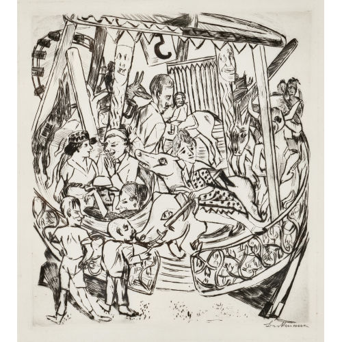 MAX BECKMANN : 'Merry-Go-Round' (DOBIASCHOFSKY AUKTIONEN AG)
