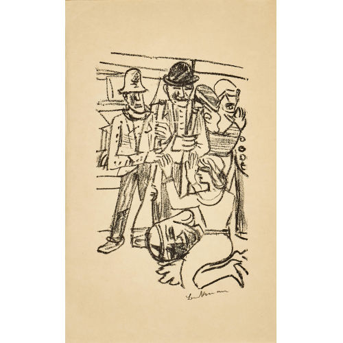 MAX BECKMANN : 'Der Mensch ist kein Haustier Nr. 1' (DOBIASCHOFSKY AUKTIONEN AG)