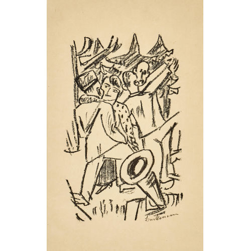 MAX BECKMANN : 'Der Mensch ist kein Haustier Nr. 5' (DOBIASCHOFSKY AUKTIONEN AG)