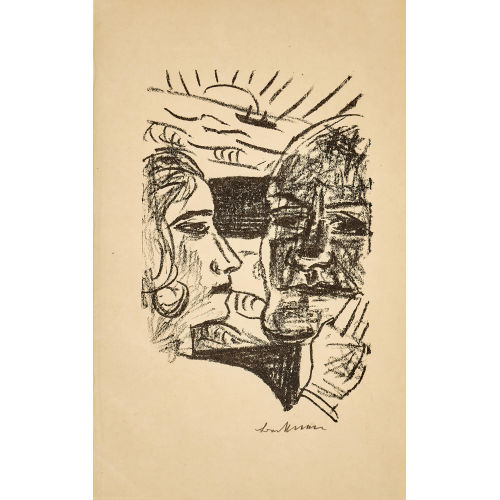 MAX BECKMANN : 'Der Mensch ist kein Haustier Nr. 2' (DOBIASCHOFSKY AUKTIONEN AG)