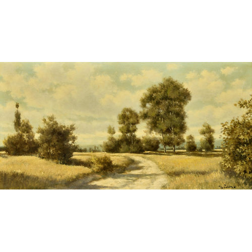 WALTER) FELBRA (EIGTL. FELLER-BRAND : Sonniger Feldweg (DOBIASCHOFSKY AUKTIONEN AG)
