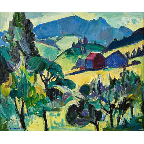 CARL WALTER LINER : Appenzeller Landschaft (DOBIASCHOFSKY AUKTIONEN AG)